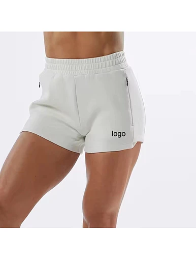shorts with side zipper pockets